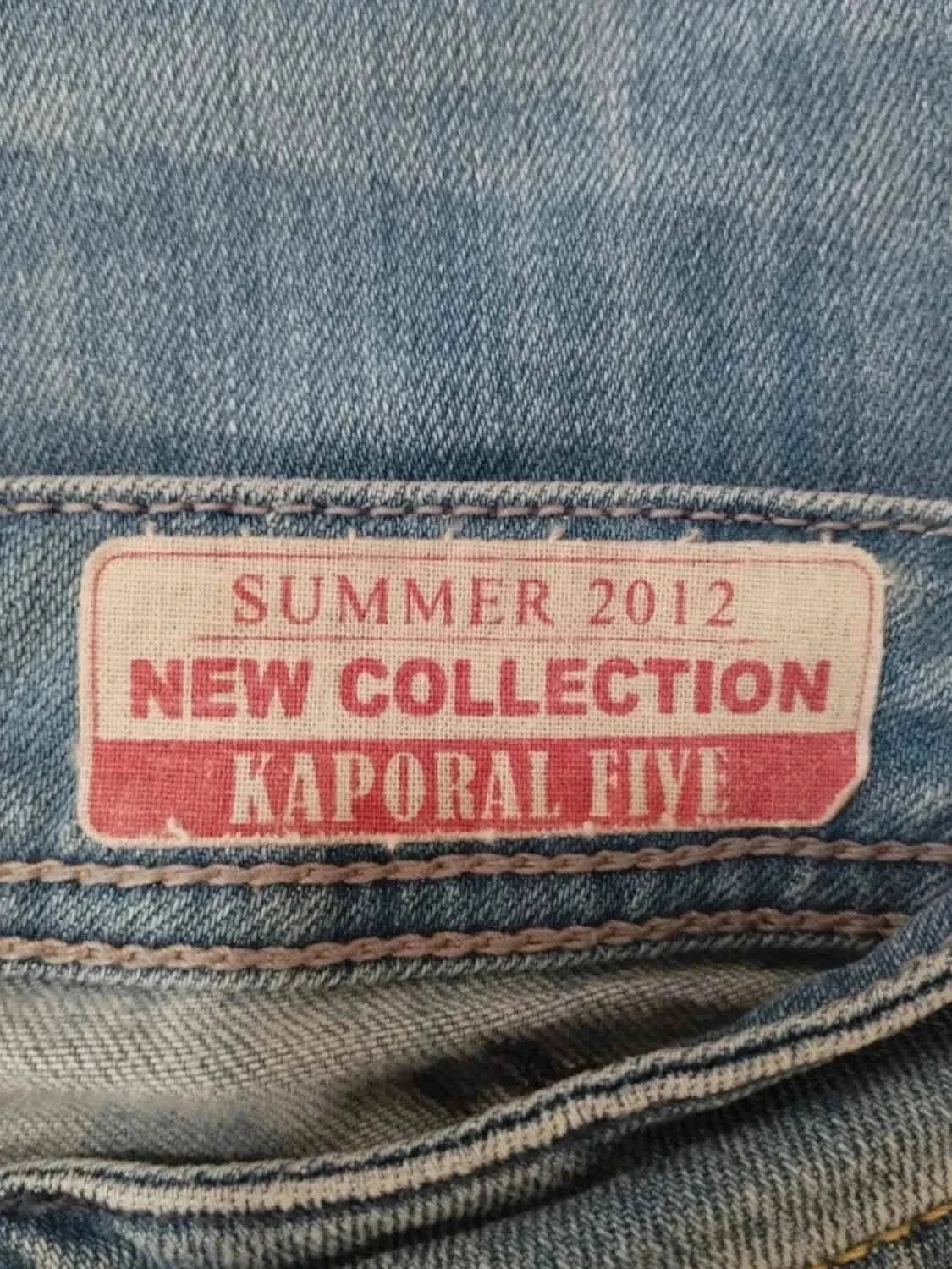 Vintage y2k Kaporal 5-jean - rechte pasvorm - lage taille - rekbaar - lichtblauw - – photo 13